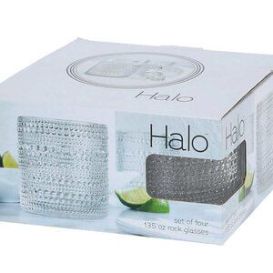 Brand New 4pc Set of Cocktail Glasses by Halo